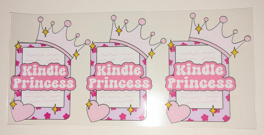16 Oz Sticker Bücher Buch Kindle Princess CS000066