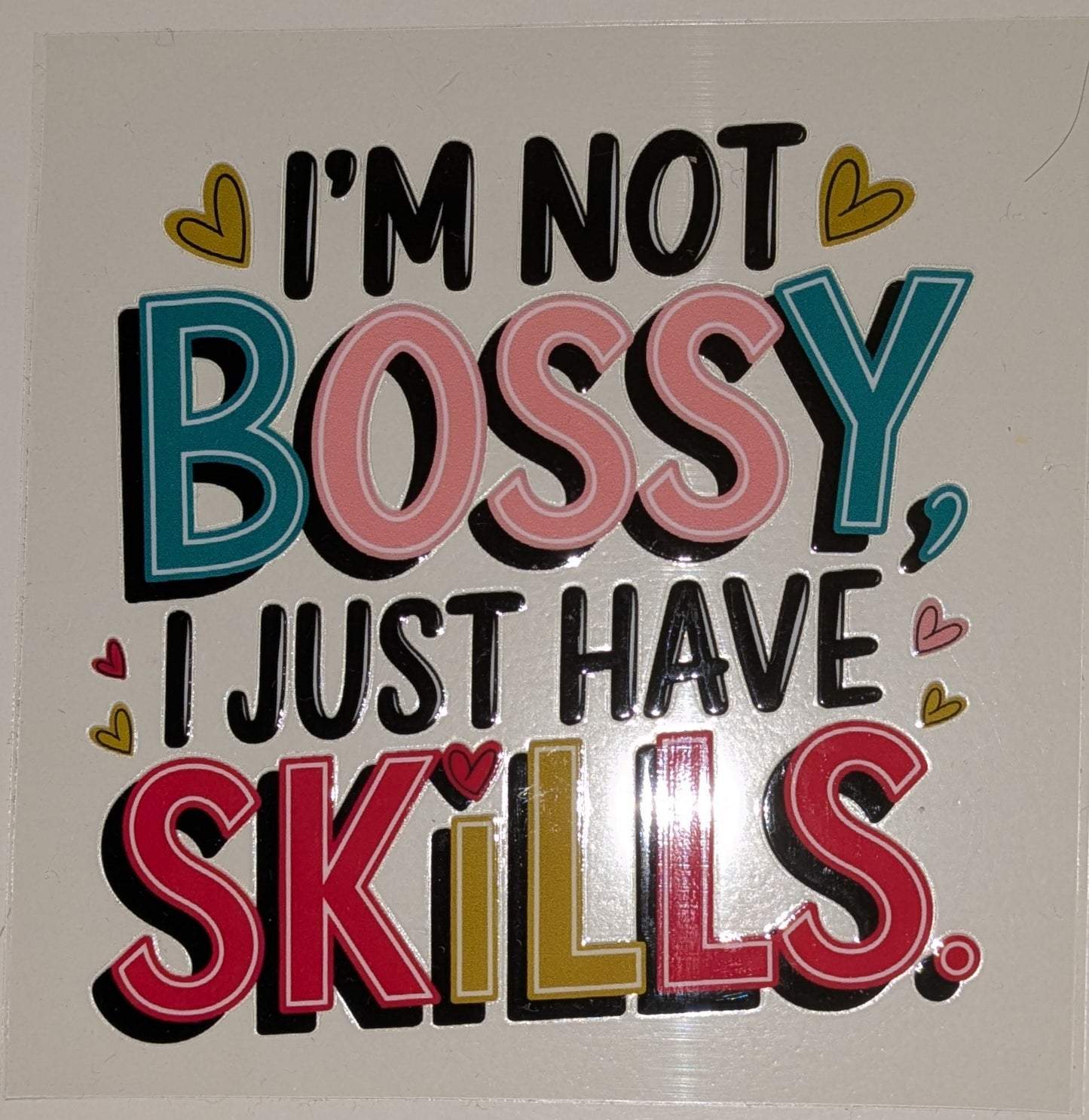 4 inch Sticker Bossy IS000001