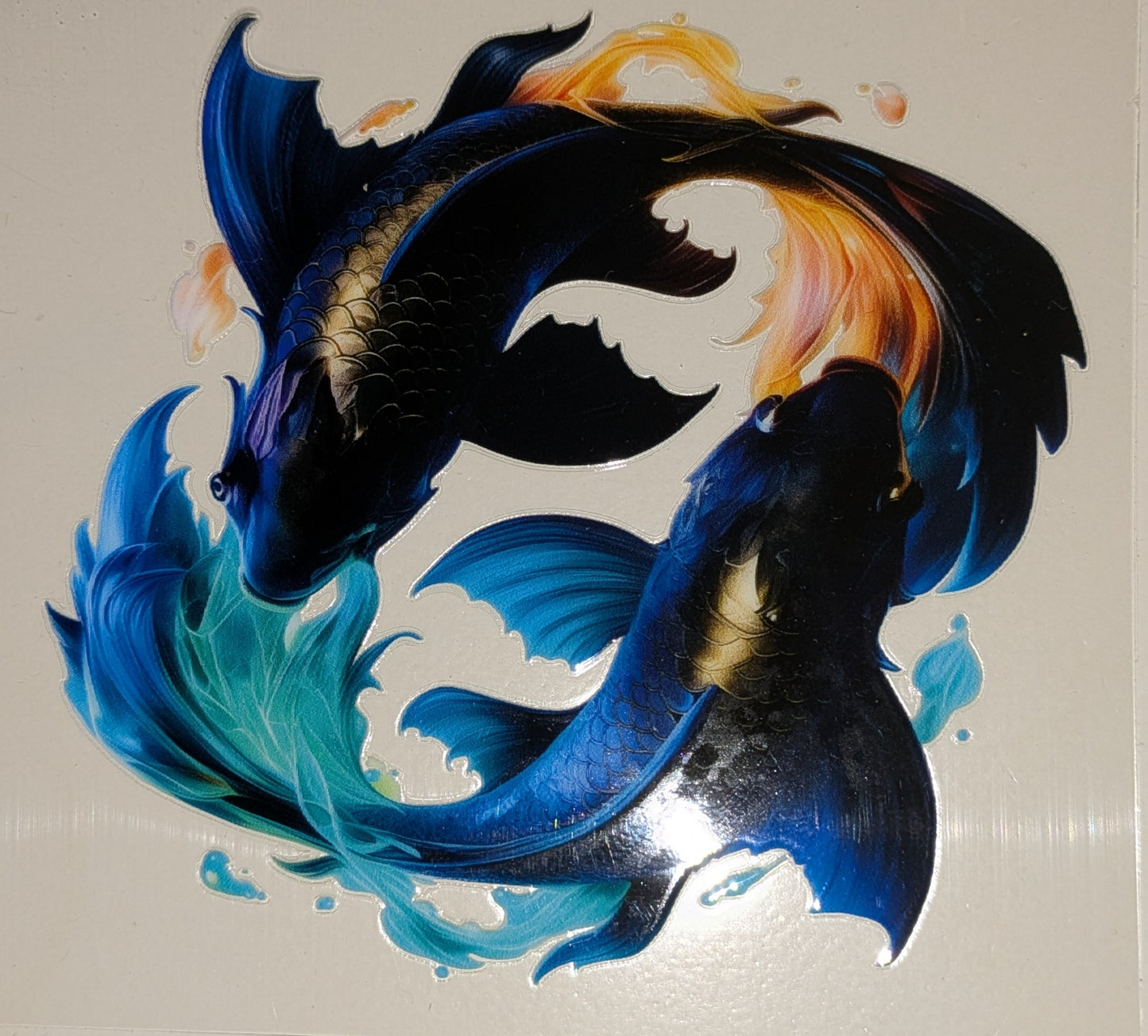 4 inch Sticker Sternzeichen Fische IS000017