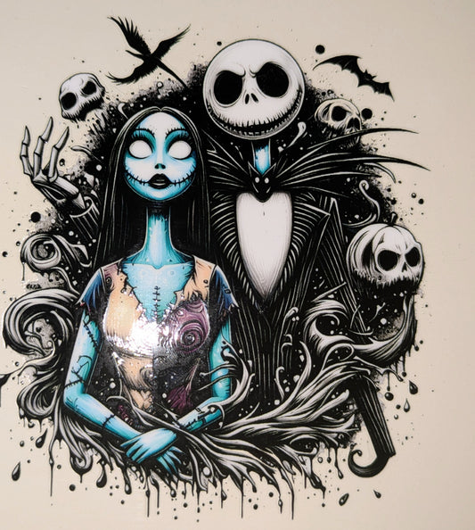 4 inch Sticker Jack und Sally IS000076
