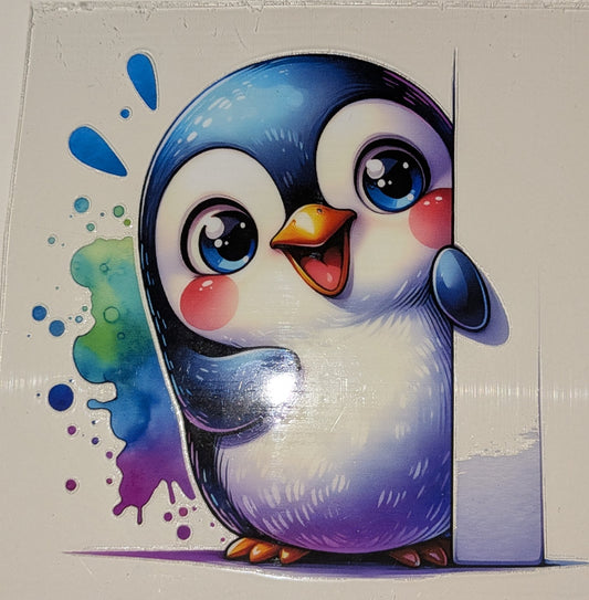 4 inch Sticker Pinguin IS000074