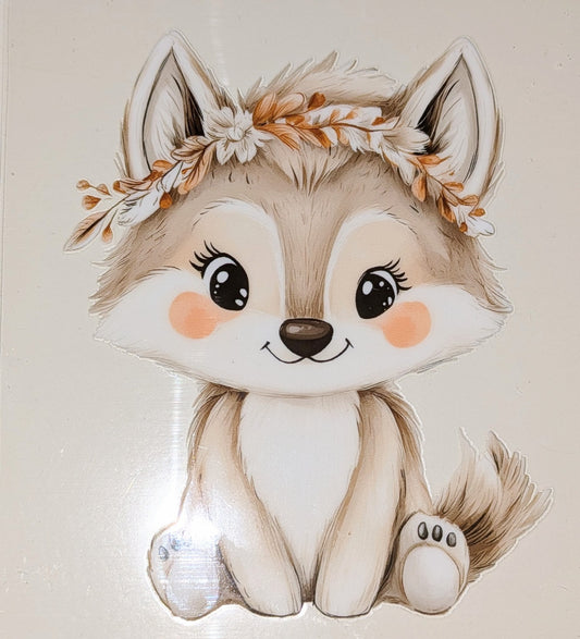 4 inch Sticker Wolf IS000069