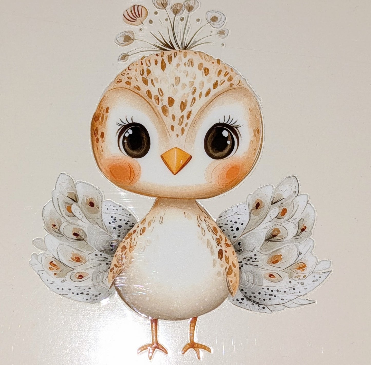 4 inch Sticker Pfau IS000067