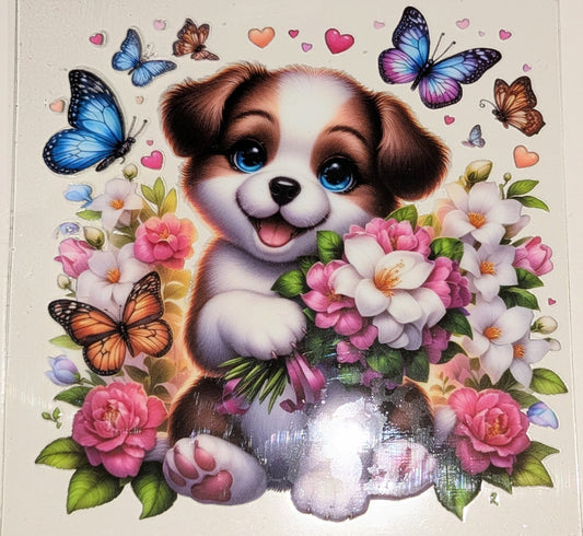 4 inch Sticker Hund IS000060