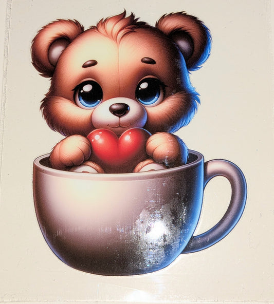 4 inch Sticker Bär IS000058