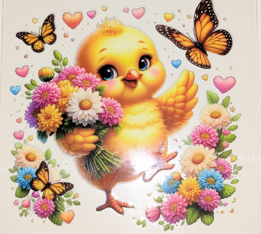 4 inch Sticker Kücken IS000055