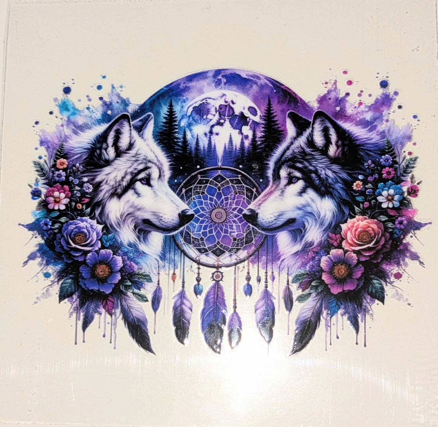 4 inch Sticker Wölfe Wolf IS000051