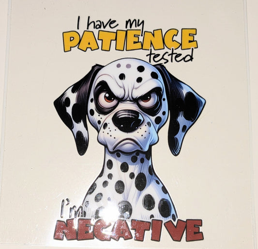 4 inch Sticker Dalmatiner Hund IS000050