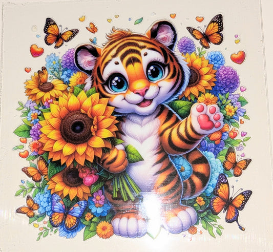 4 inch Sticker Tiger IS000048