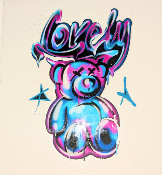 4 inch Sticker Lovley Bär IS000042