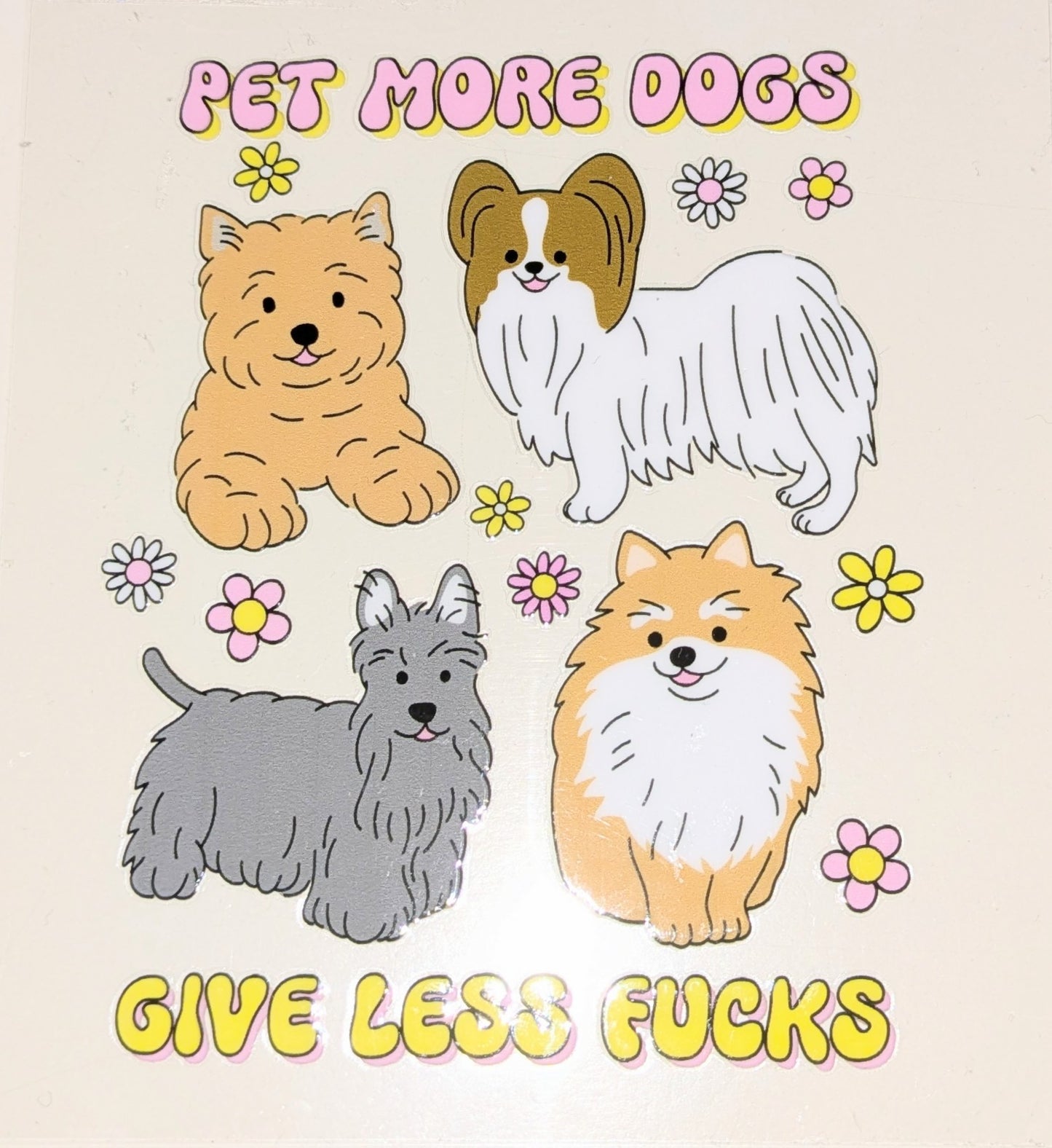 4 inch Sticker Hunde IS000027