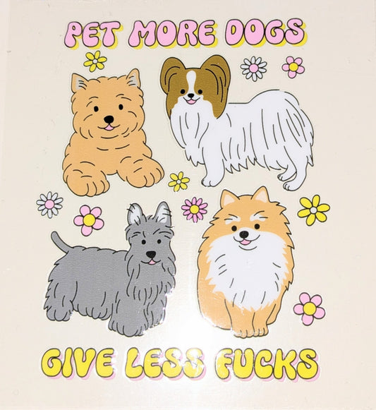 4 inch Sticker Hunde IS000027