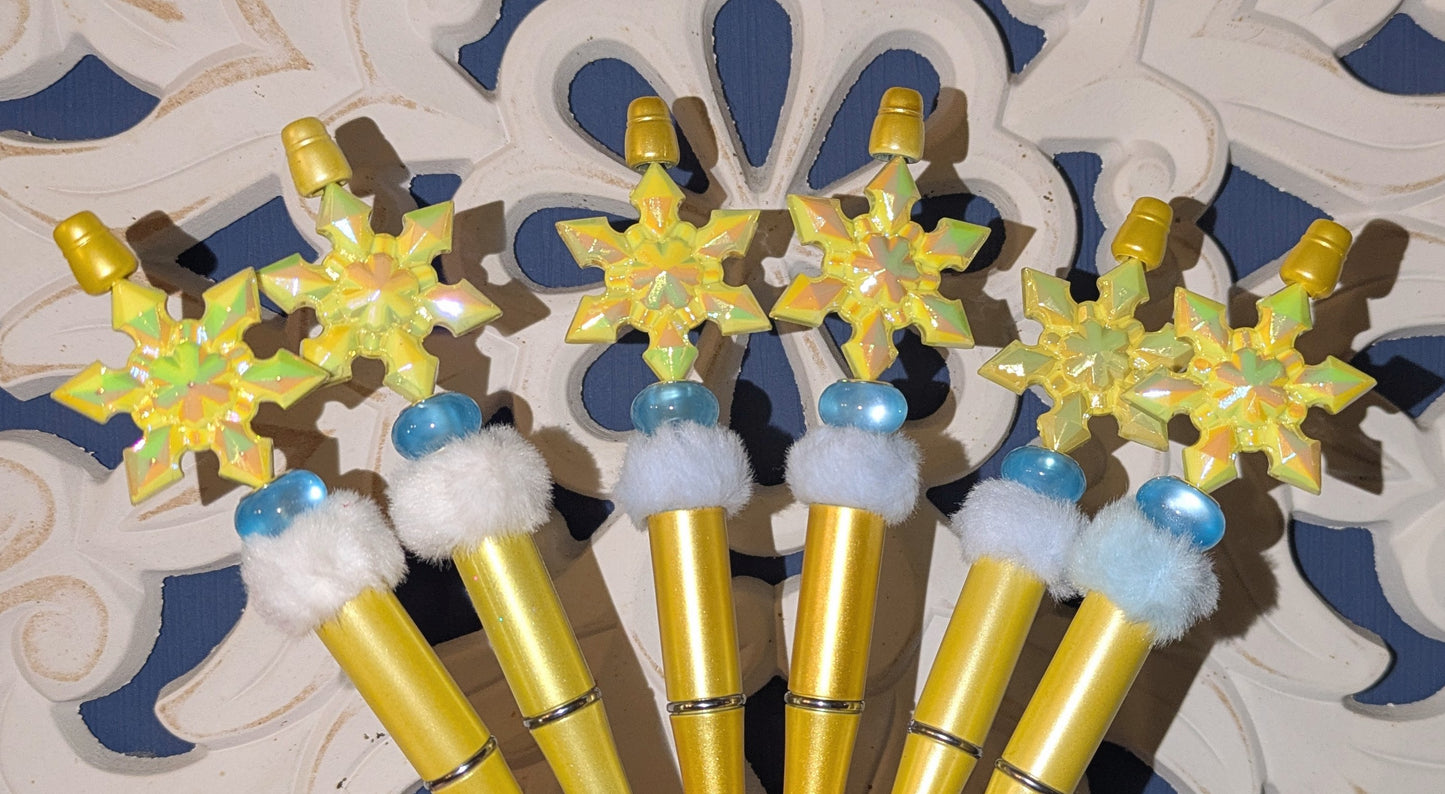 Stern gelb Kugelschreiber