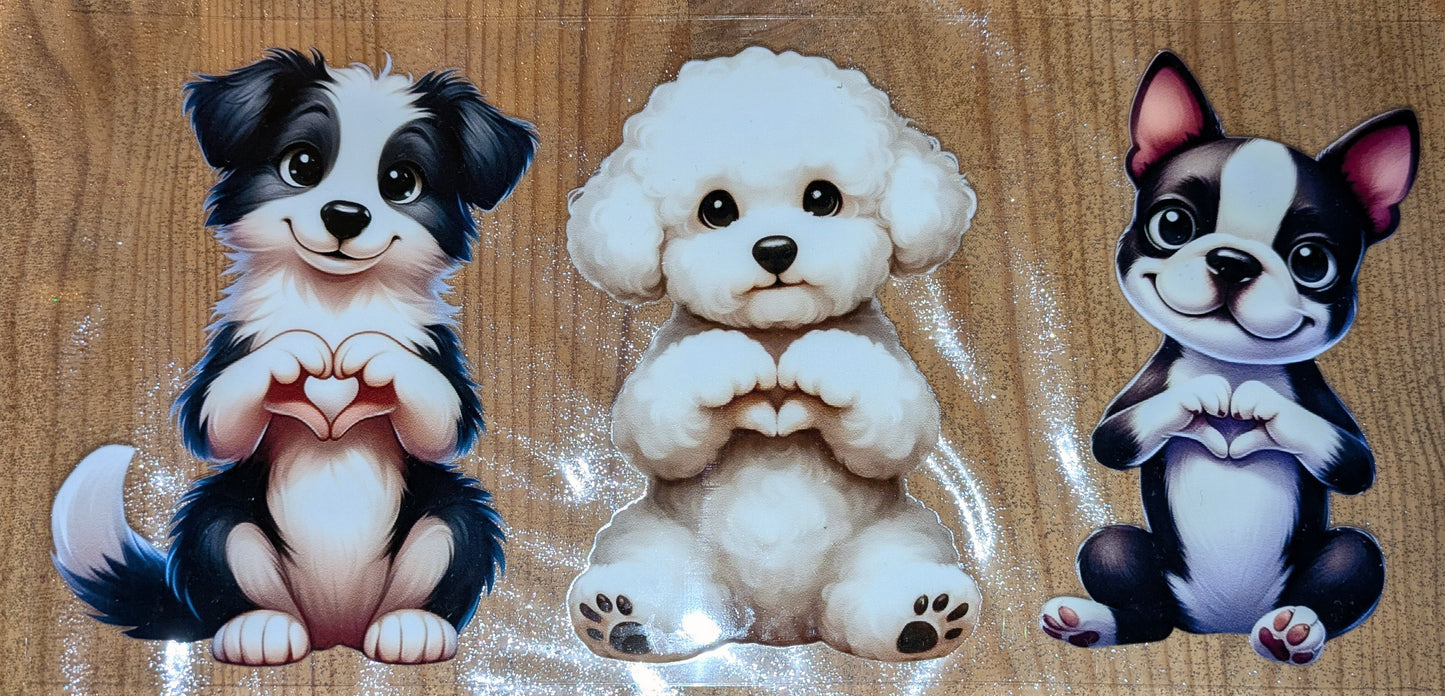 16 Oz Toy 3 Hunde Bulli Pudel  CS000109