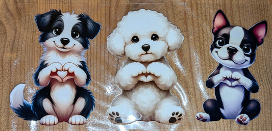 16 Oz Toy 3 Hunde Bulli Pudel  CS000109