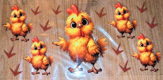 16 Oz Sticker Küken Ostern Hahn Huhn CS000116